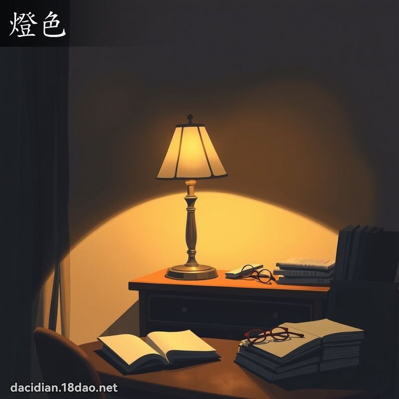 燈色 - 國語大辭典配圖