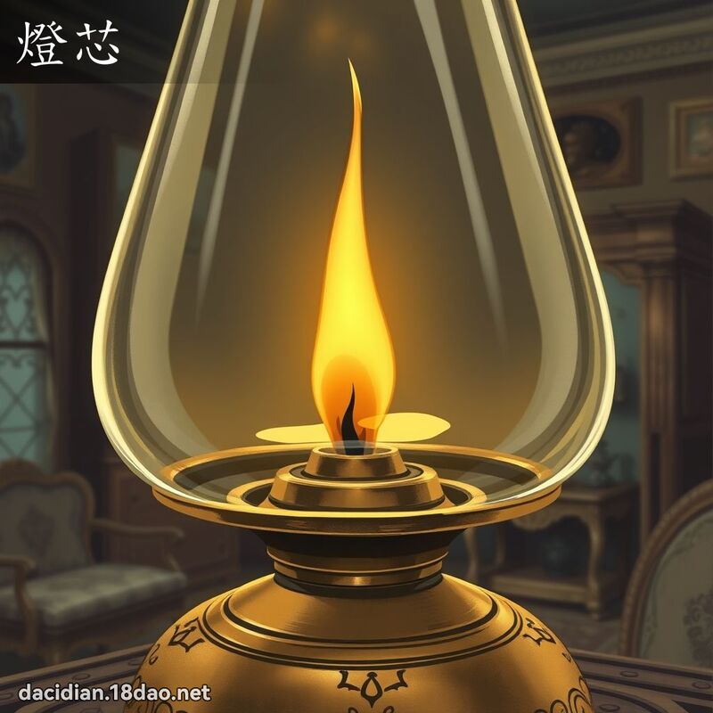 燈芯 - 國語大辭典配圖