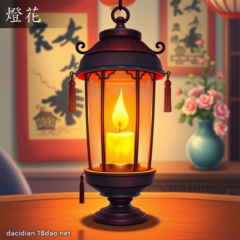灯花 - 国语大辞典配图