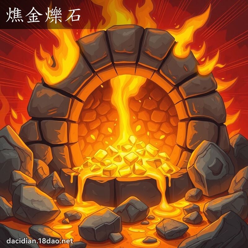 燋金烁石 - 国语大辞典配图