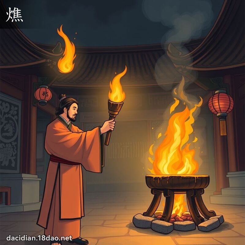 燋 - 国语大辞典配图