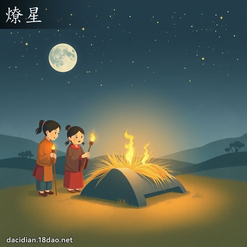 燎星 - 国语大辞典配图