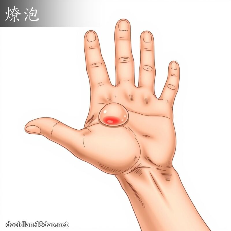 燎泡 - 國語大辭典配圖