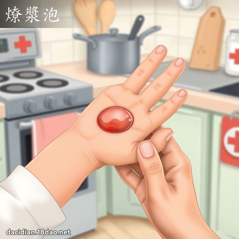 燎浆泡 - 国语大辞典配图