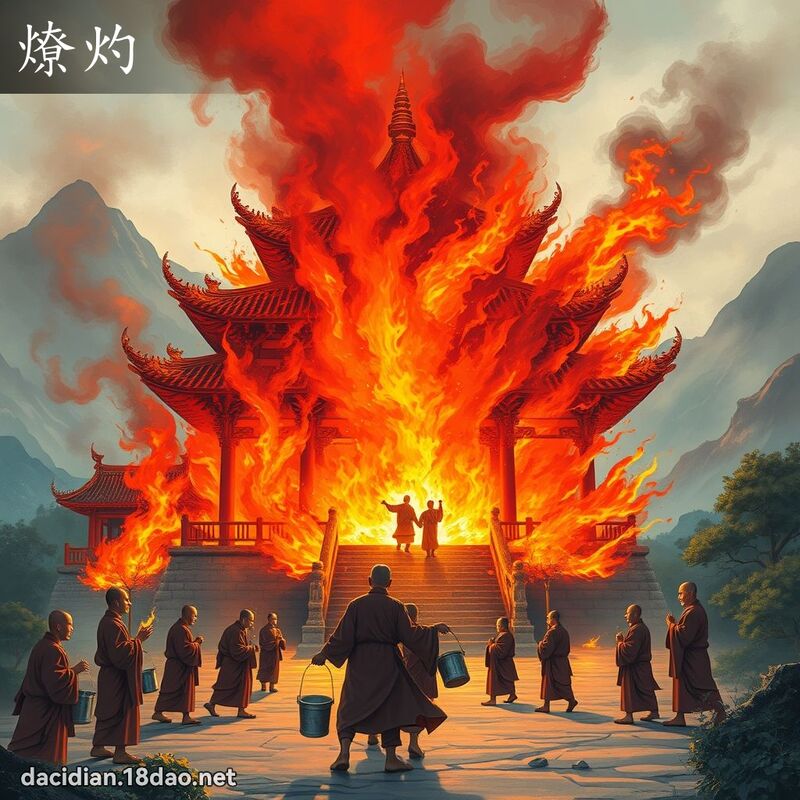 燎灼 - 國語大辭典配圖