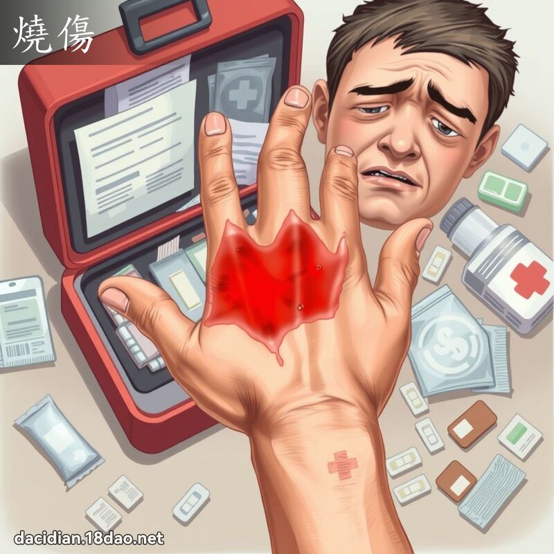 燒傷 - 國語大辭典配圖