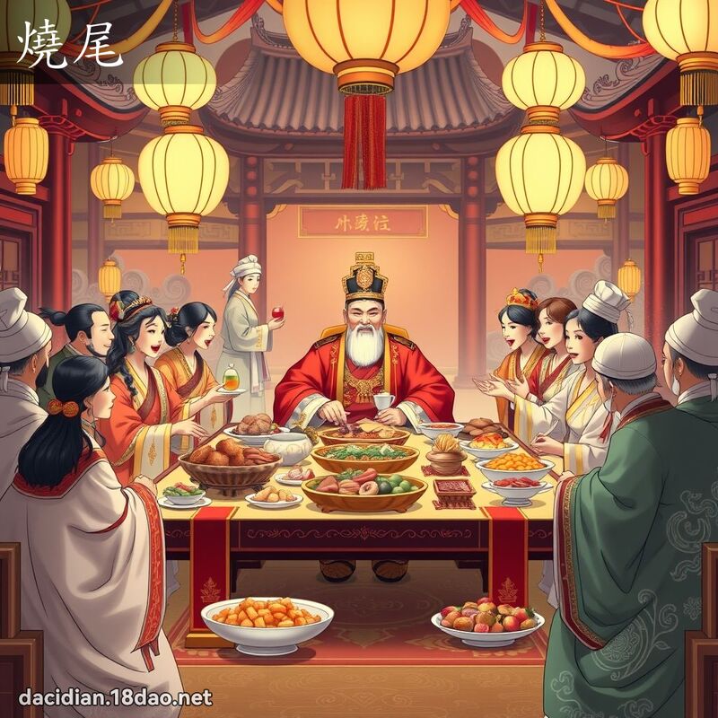 燒尾 - 國語大辭典配圖