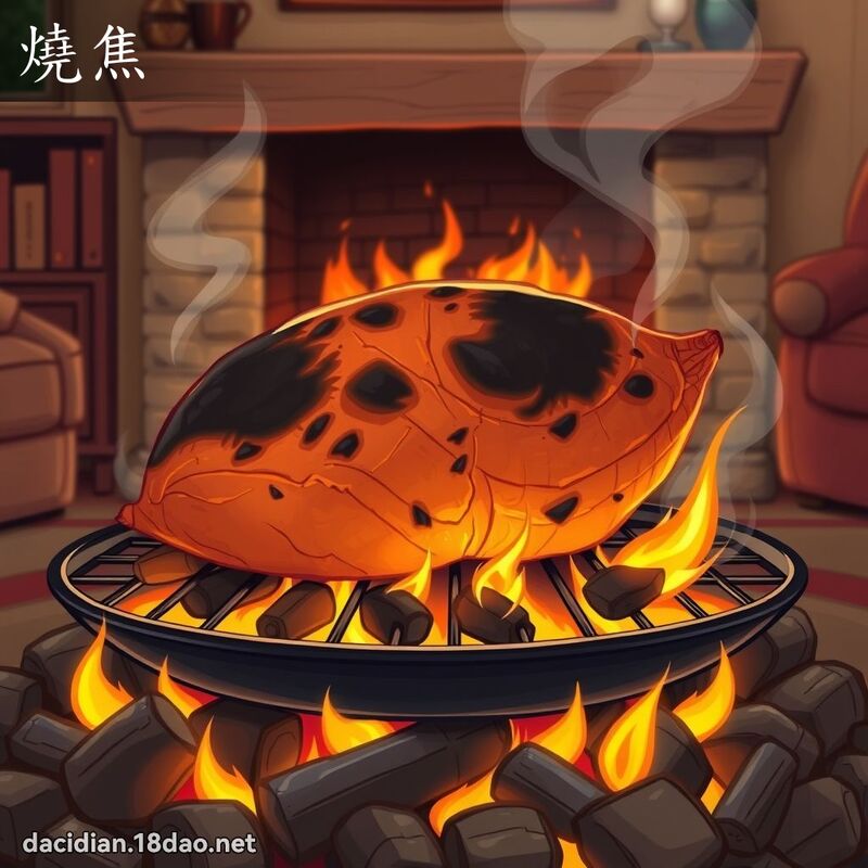 燒焦 - 國語大辭典配圖