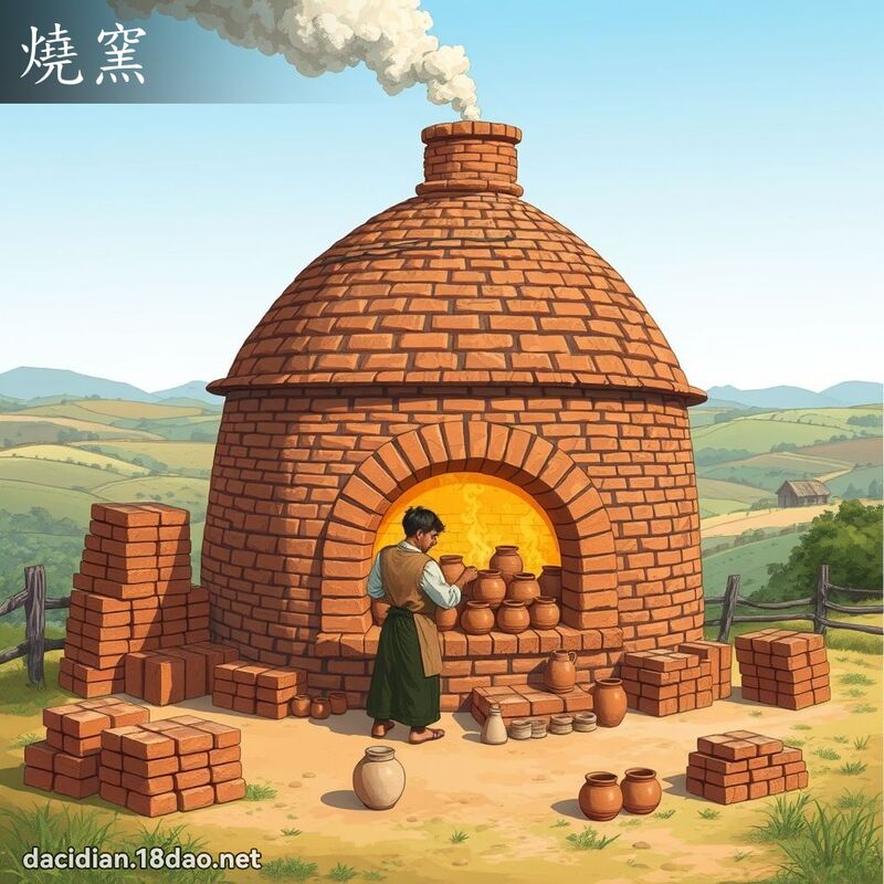 烧窑 - 国语大辞典配图