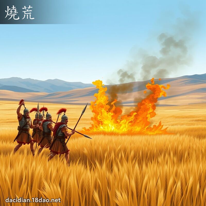 燒荒 - 國語大辭典配圖