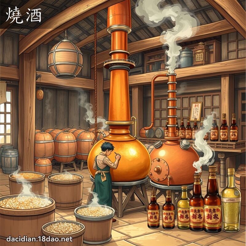 烧酒 - 国语大辞典配图