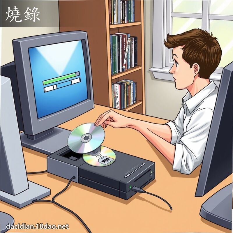 燒錄 - 國語大辭典配圖