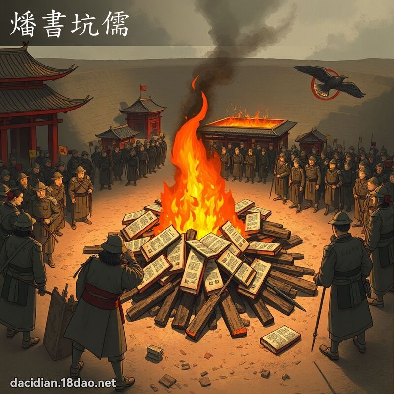 燔書坑儒 - 國語大辭典配圖