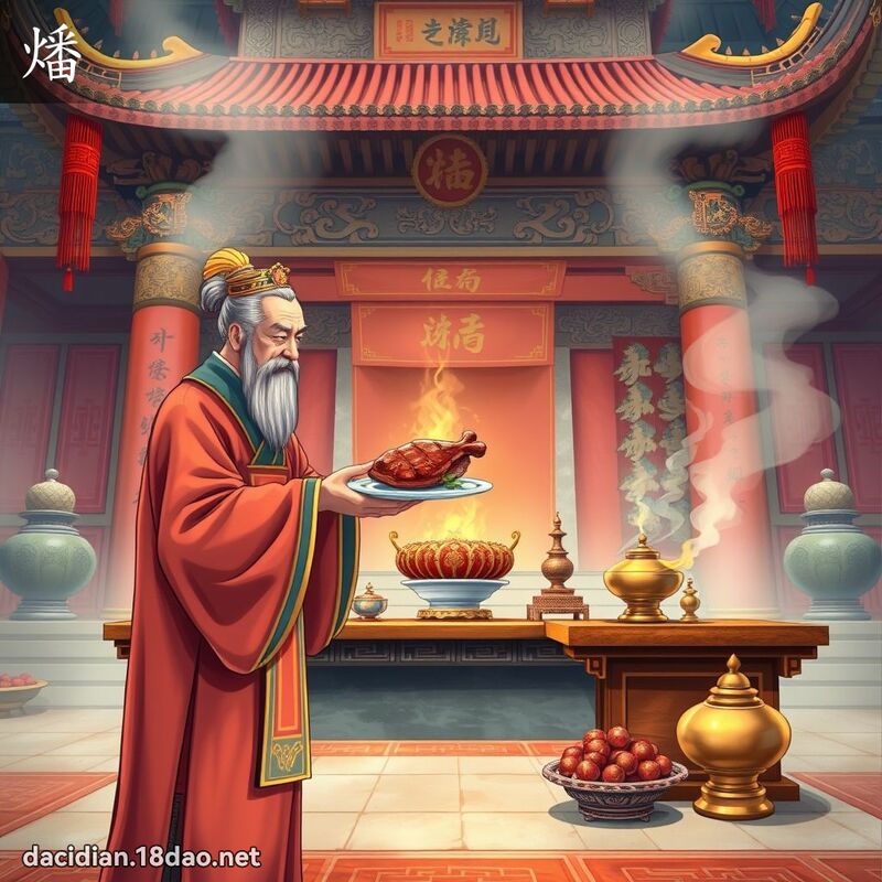 燔 - 国语大辞典配图