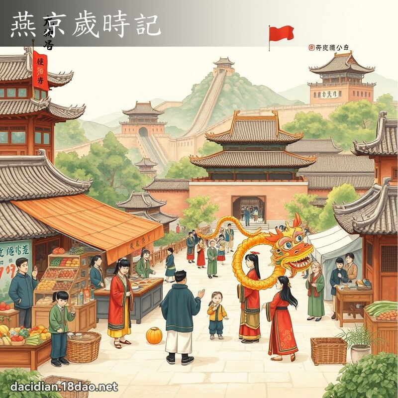 燕京岁时记 - 国语大辞典配图