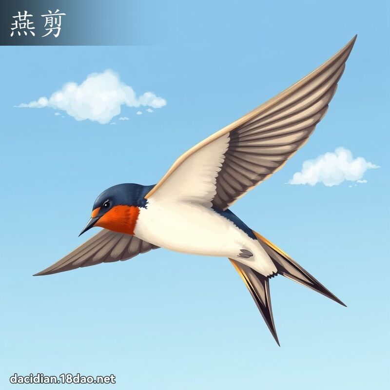 燕剪 - 國語大辭典配圖