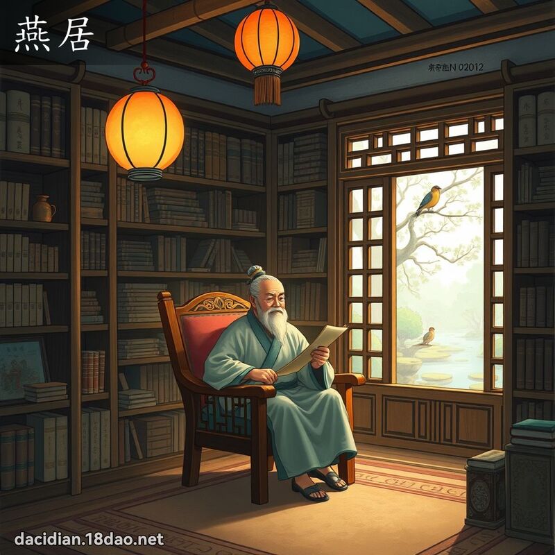 燕居 - 國語大辭典配圖