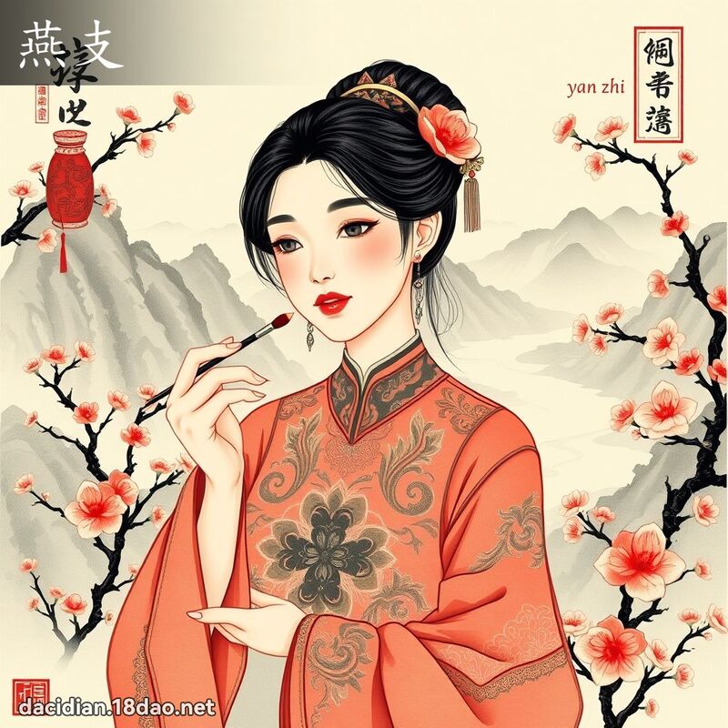燕支 - 國語大辭典配圖