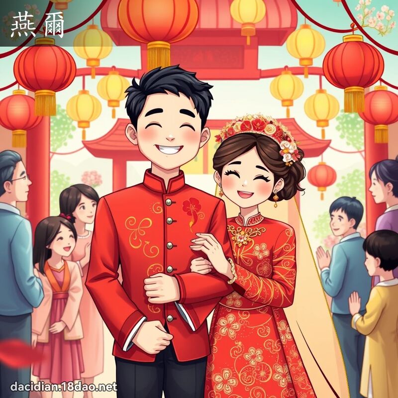 燕爾 - 國語大辭典配圖