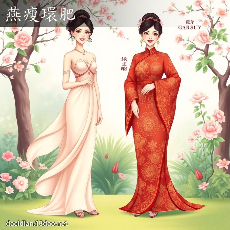 燕瘦環肥 - 國語大辭典配圖