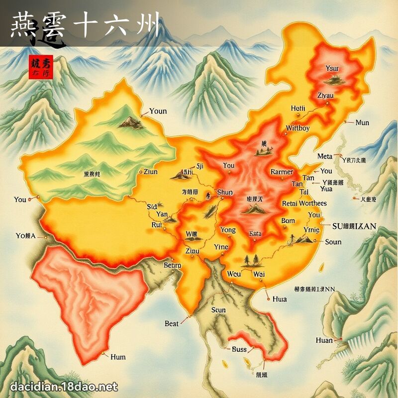 燕雲十六州 - 國語大辭典配圖