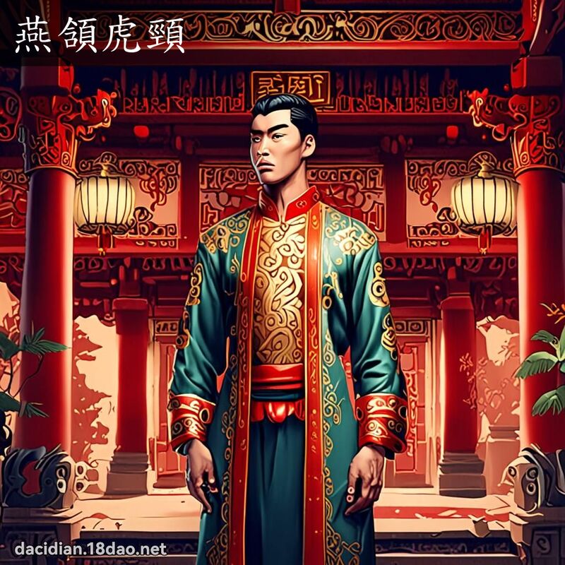 燕頷虎頸 - 國語大辭典配圖