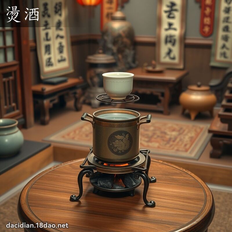 烫酒 - 国语大辞典配图