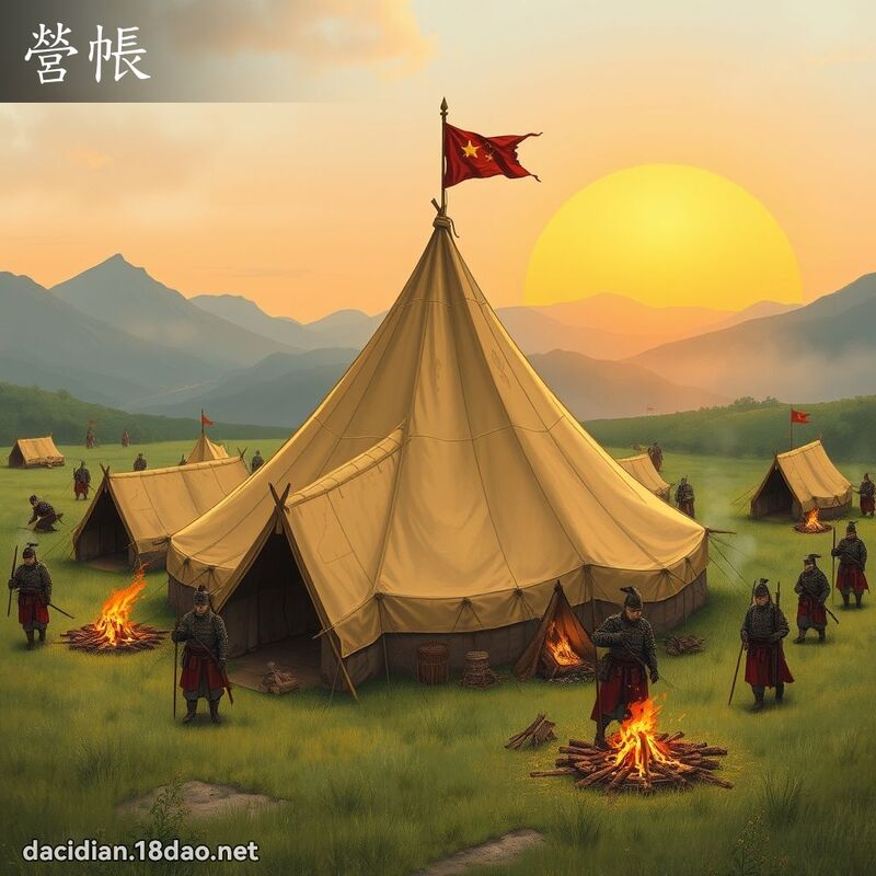 营帐 - 国语大辞典配图