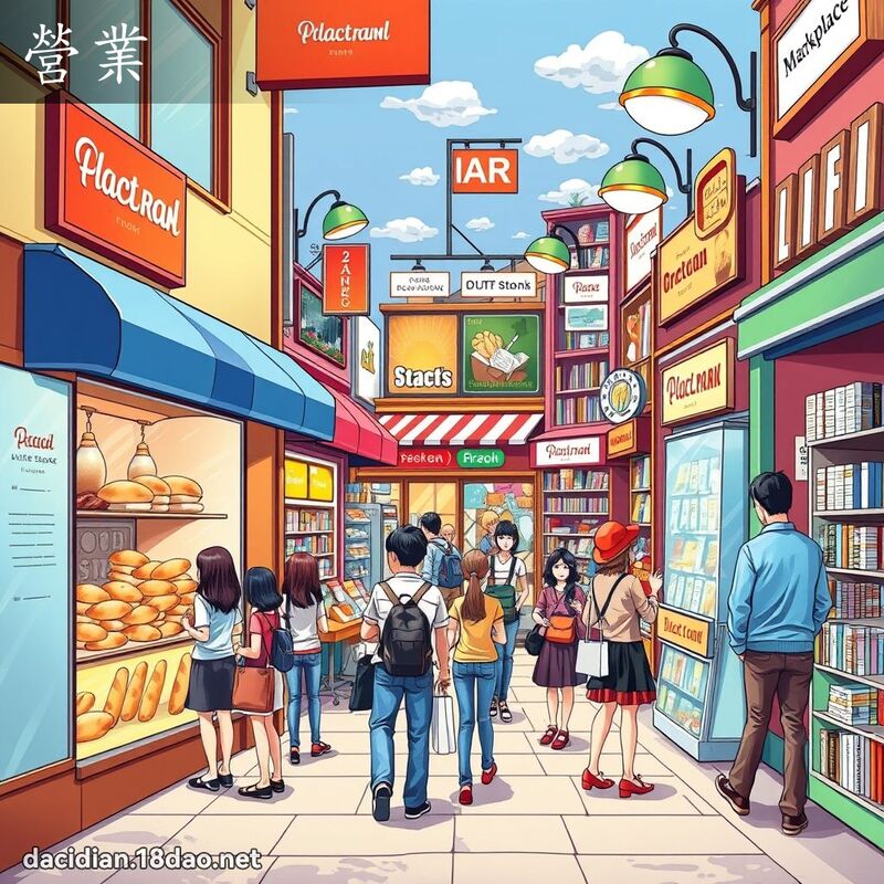 营业 - 国语大辞典配图