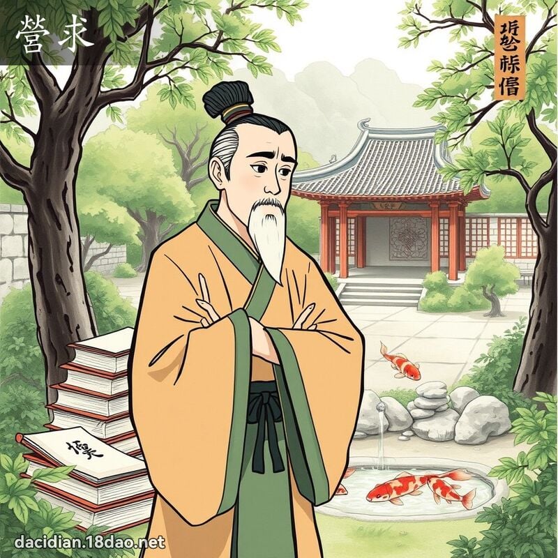 營求 - 國語大辭典配圖