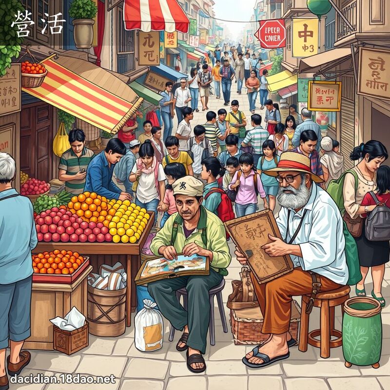 营活 - 国语大辞典配图