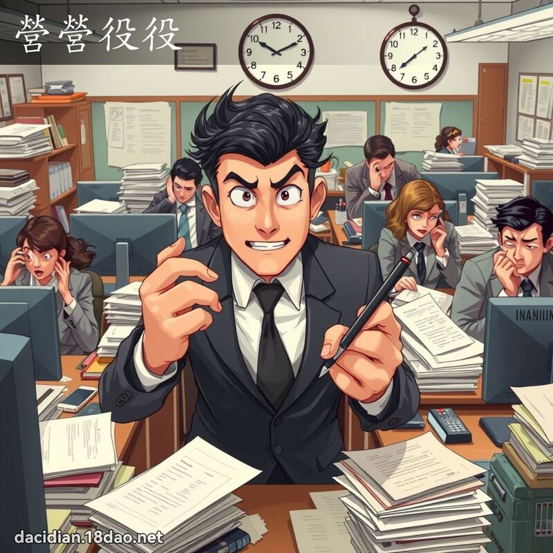 營營役役 - 國語大辭典配圖