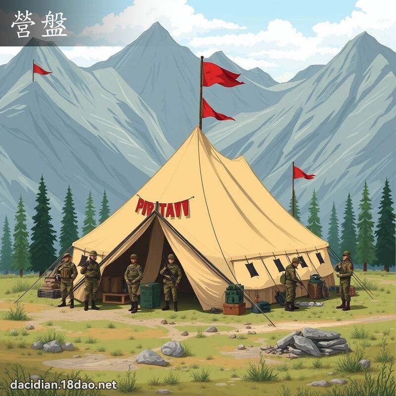 营盘 - 国语大辞典配图