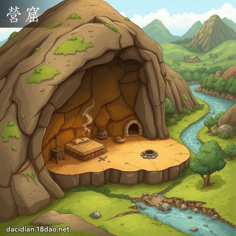 营窟 - 国语大辞典配图