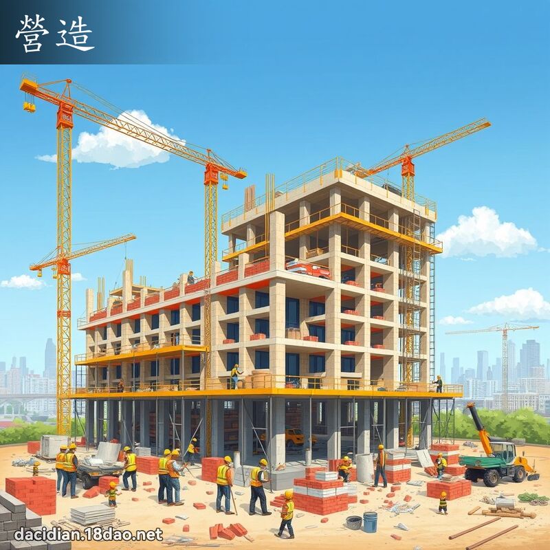營造 - 國語大辭典配圖