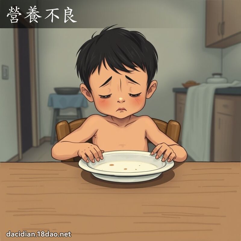 营养不良 - 国语大辞典配图