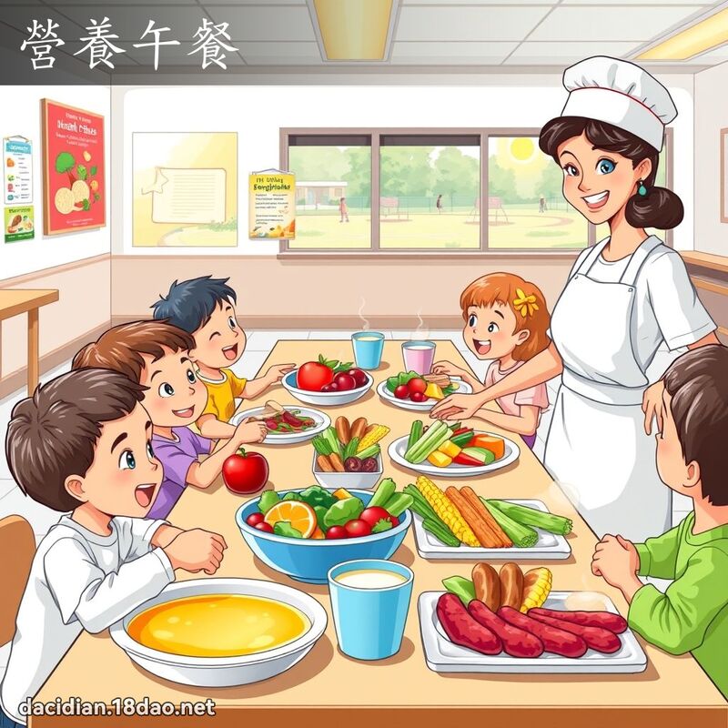 營養午餐 - 國語大辭典配圖