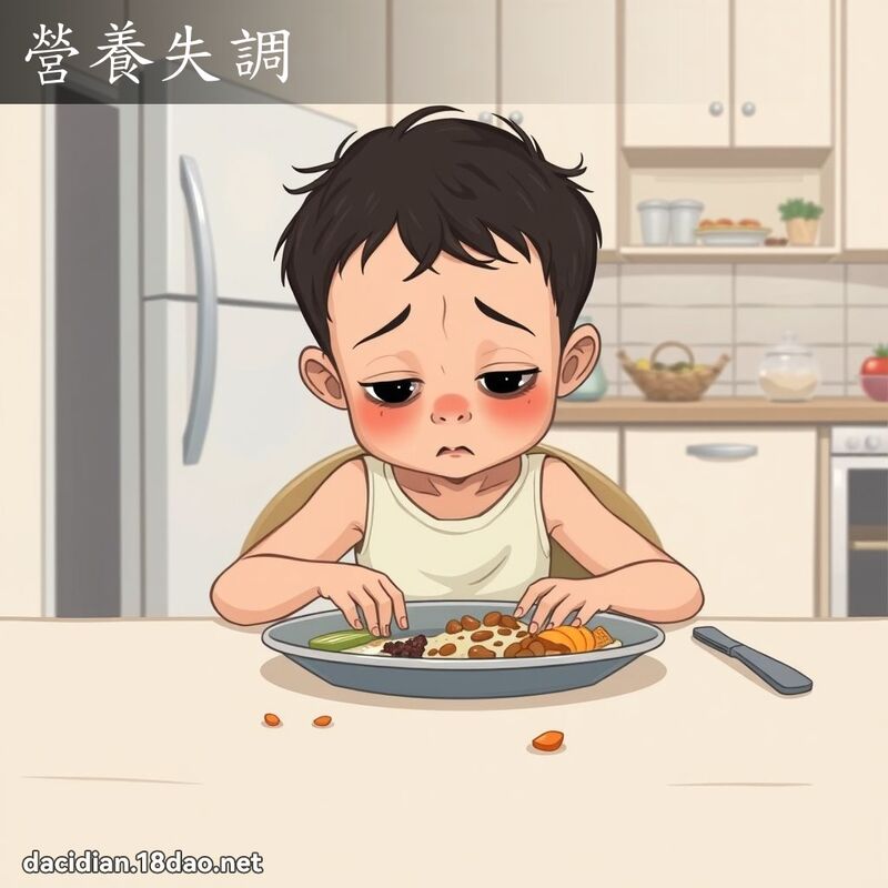 營養失調 - 國語大辭典配圖