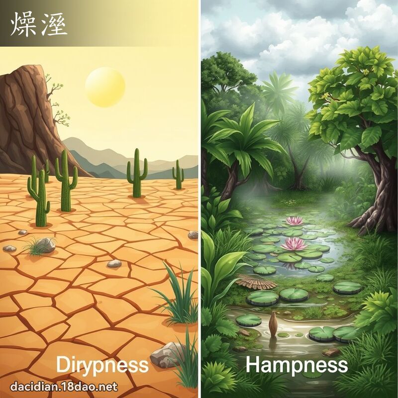 燥溼 - 國語大辭典配圖