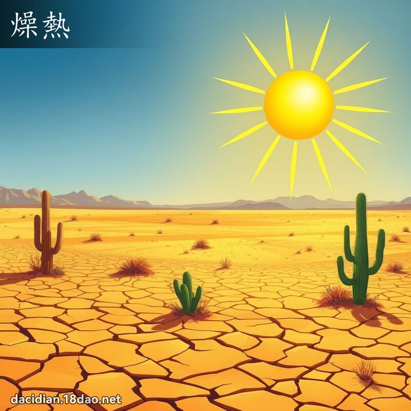 燥热 - 国语大辞典配图
