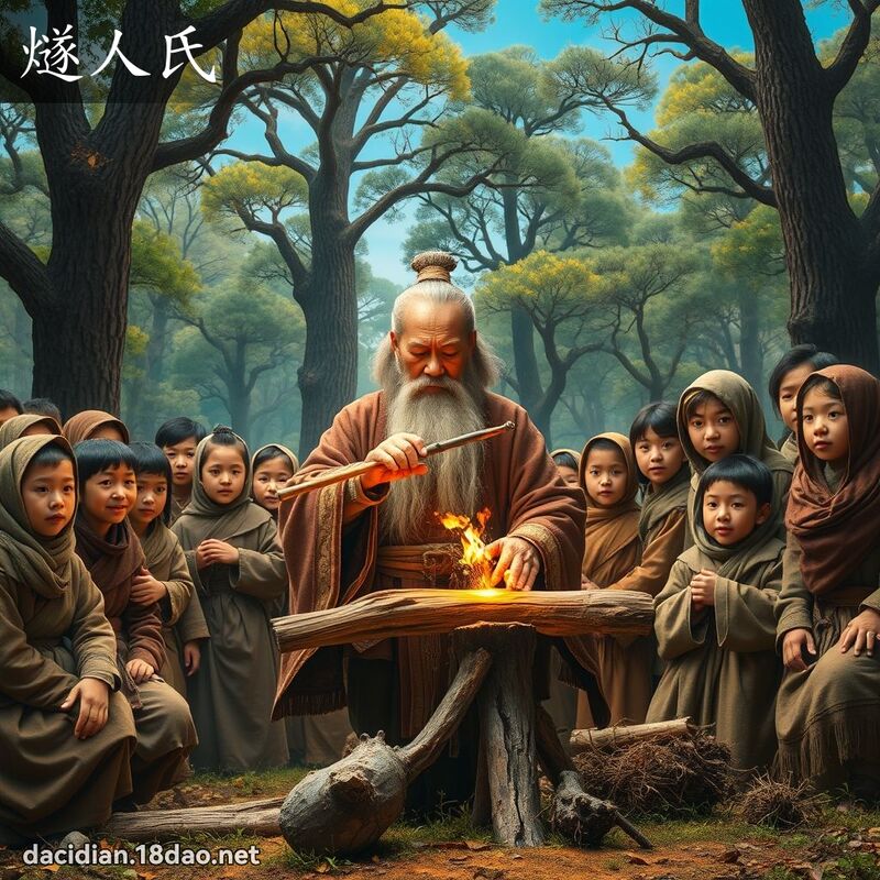燧人氏 - 国语大辞典配图