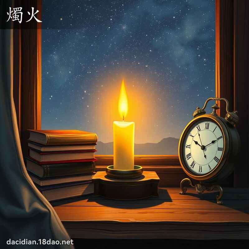 燭火 - 國語大辭典配圖