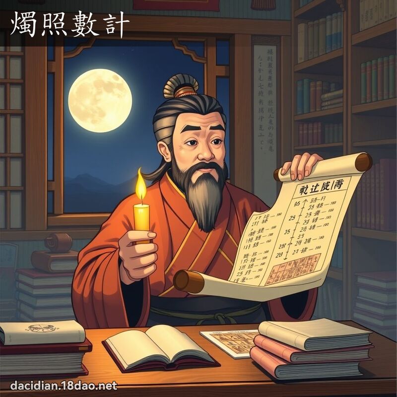 烛照数计 - 国语大辞典配图