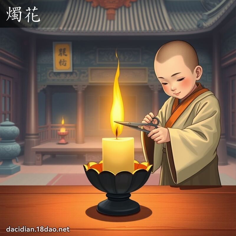 燭花 - 國語大辭典配圖