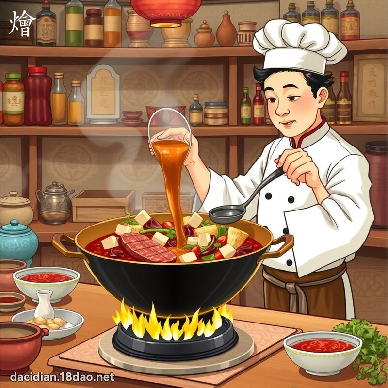 烩 - 国语大辞典配图
