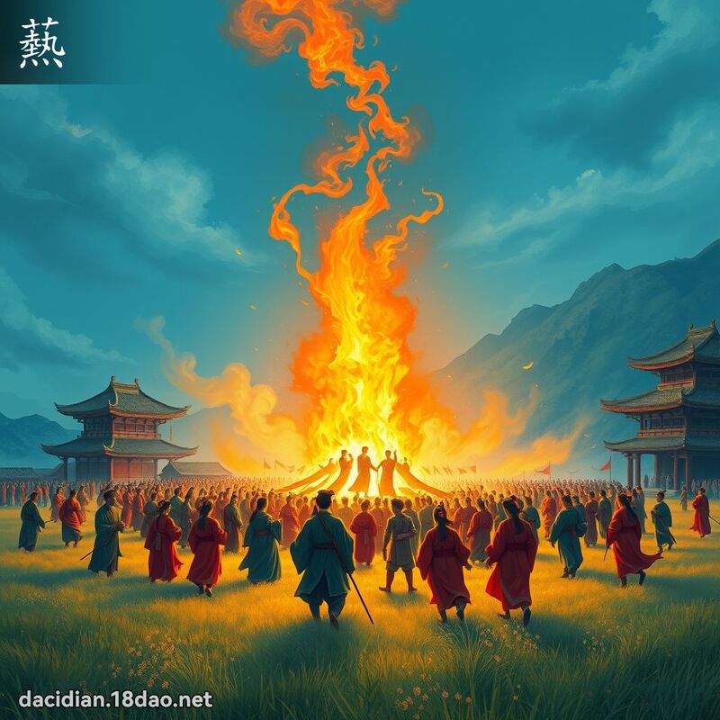 汉字: 爇 (多音字)
