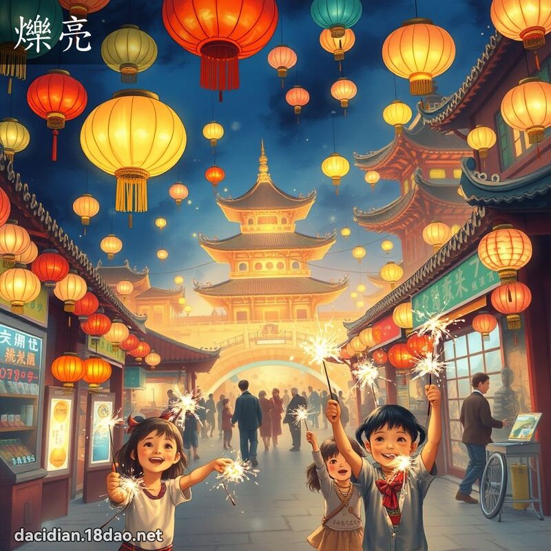 烁亮 - 国语大辞典配图