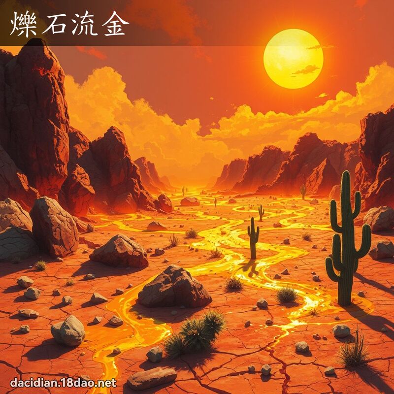 爍石流金 - 國語大辭典配圖