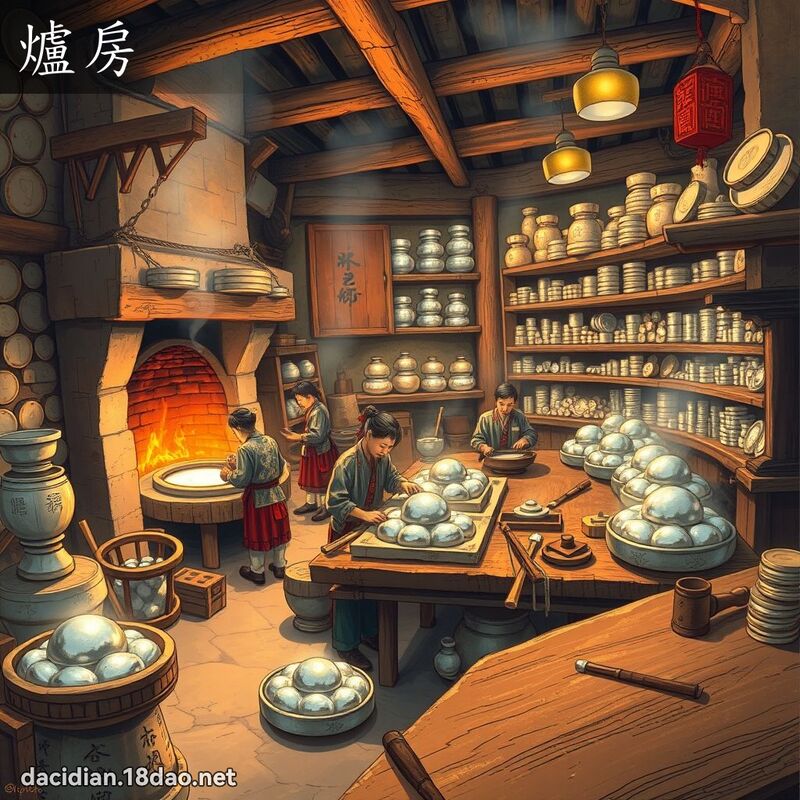 爐房 - 國語大辭典配圖