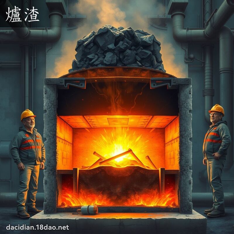 炉渣 - 国语大辞典配图